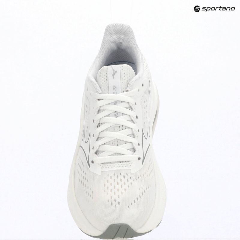 Dámské běžecké boty Mizuno Wave Inspire 22 white/white/harbor mist 9