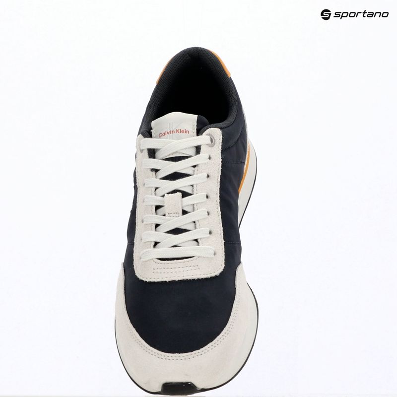 Pánské boty Calvin Klein YM0YM01361 Retro Runner Ess Mix Mat vaporous white/casual bluee/cooling 9