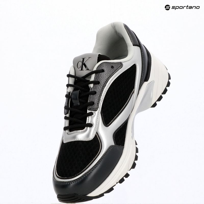 Pánské boty Calvin Klein YM0YM01402 Hike Runner Laceup Mesh Mix black/silver 9