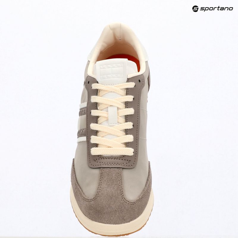Pánské boty Tommy Jeans Retro Runner Cleated Mix porcini taupe 9