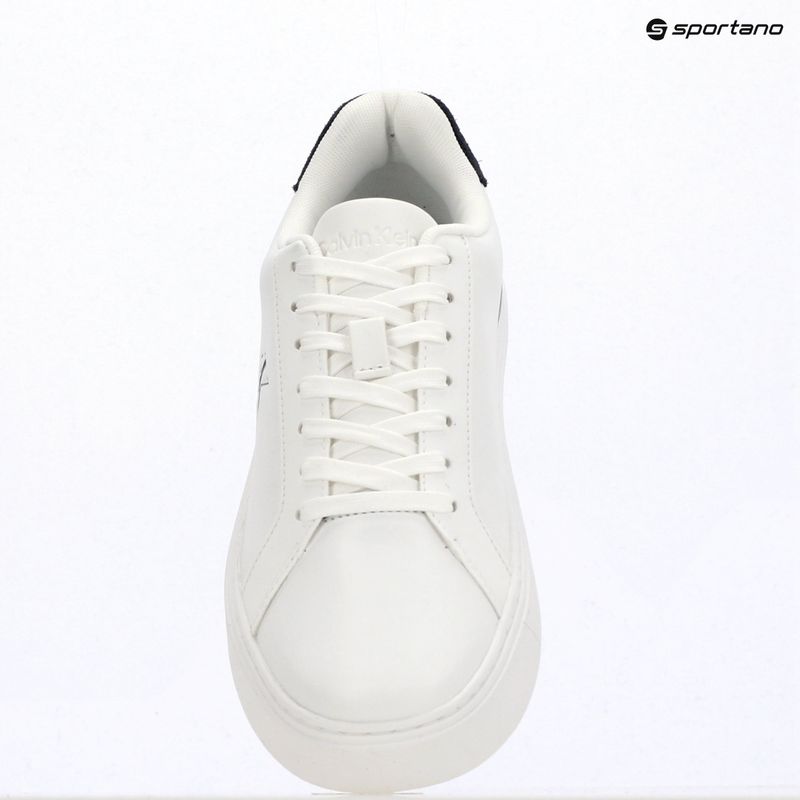 Pánské boty Calvin Klein YM0YM01435 Classic Cupsole Laceup Leather bright white/navy 9
