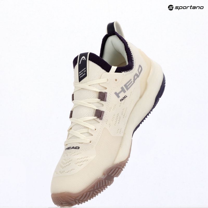 Dámské boty na padel HEAD Motion Pro 1.5 chalk white/purple 17