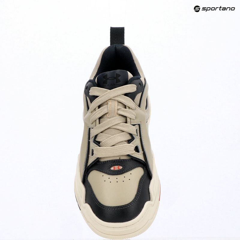 Tréninkové boty Under Armour HB-LO desert sand/stone/racer red 9
