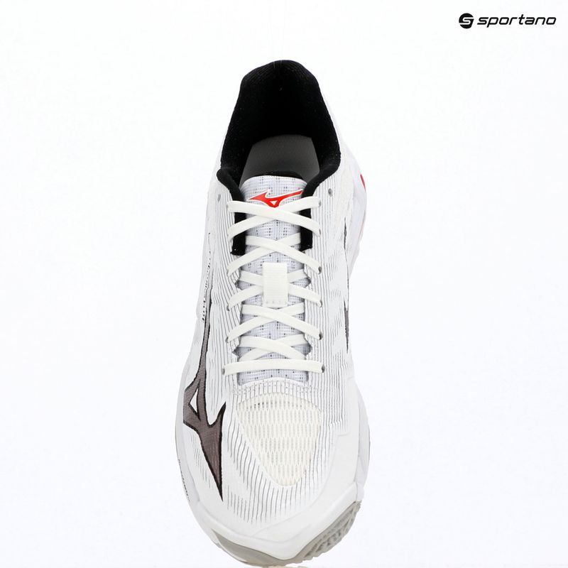 Volejbalové boty Mizuno Wave Lightning Elite white/black/fiery red 15