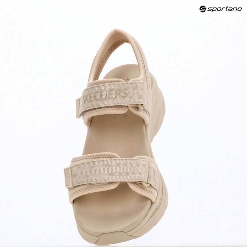 Dámské sandály SKECHERS D'Lux Walker Adored Days beige 9