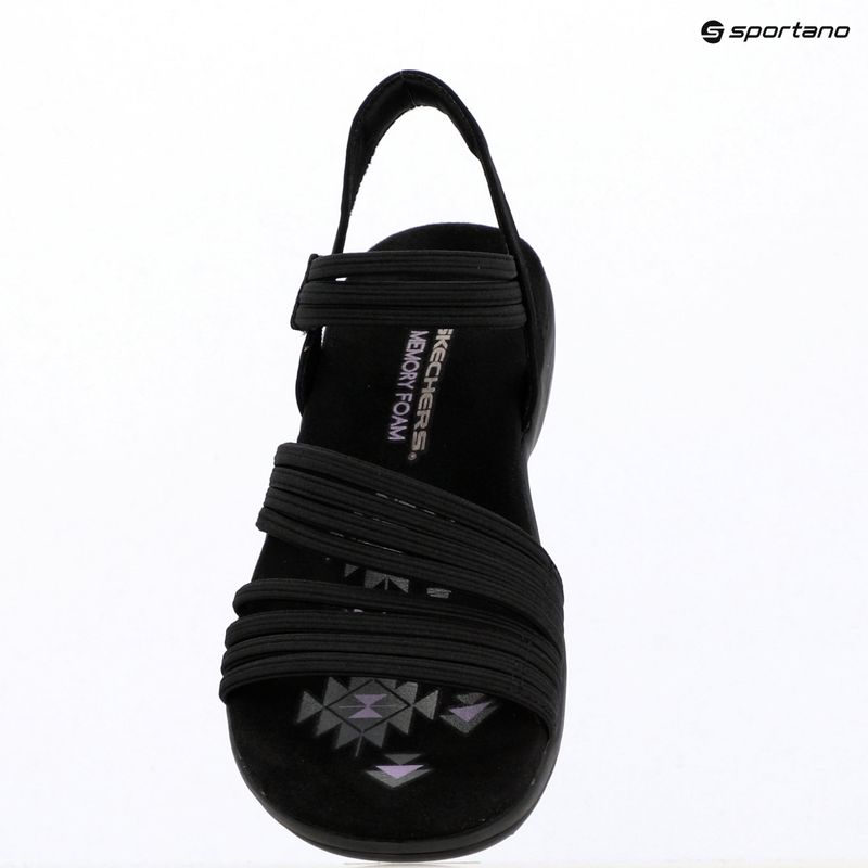 Dámské sandály SKECHERS Reggae Slim Coffee Run black 11