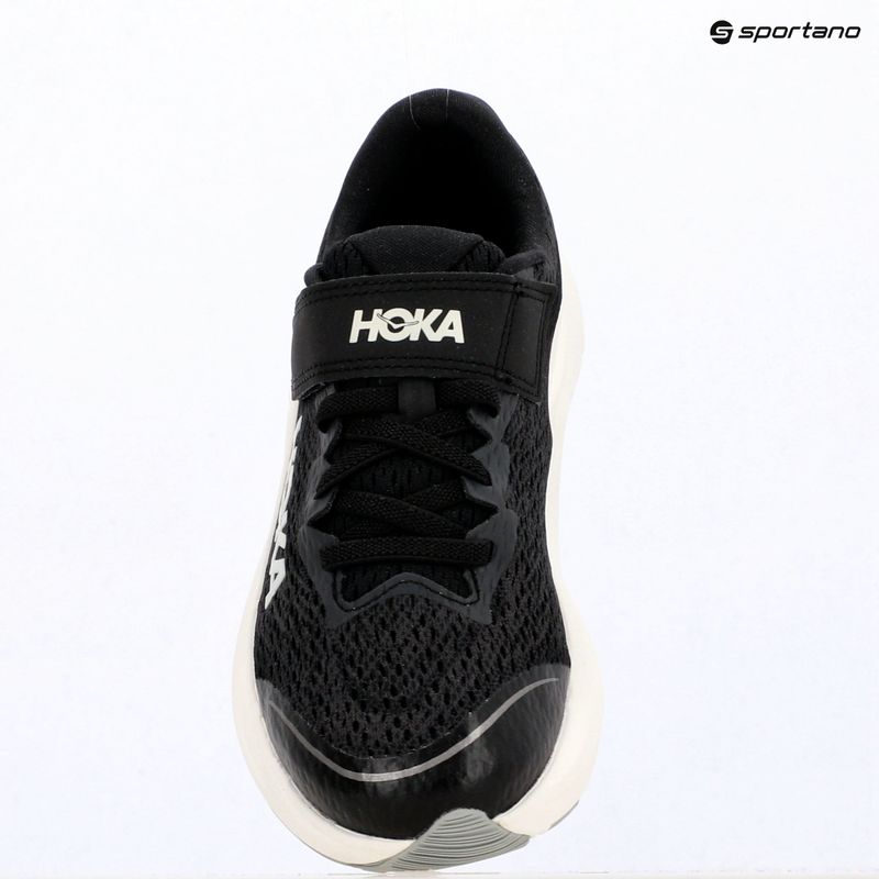 Dětské běžecké boty HOKA Rincon 4 Little Kids black/white 18