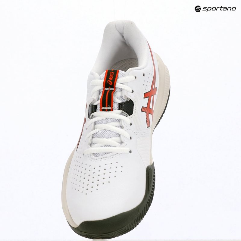 Pánské tenisové boty ASICS Gel-Challenger 15 Clay white/cherry tomato 9