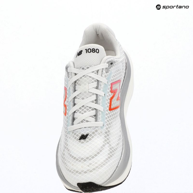 Dámské běžecké boty  New Balance 1080's V15 103 white/pink heat/tangerine heat 13