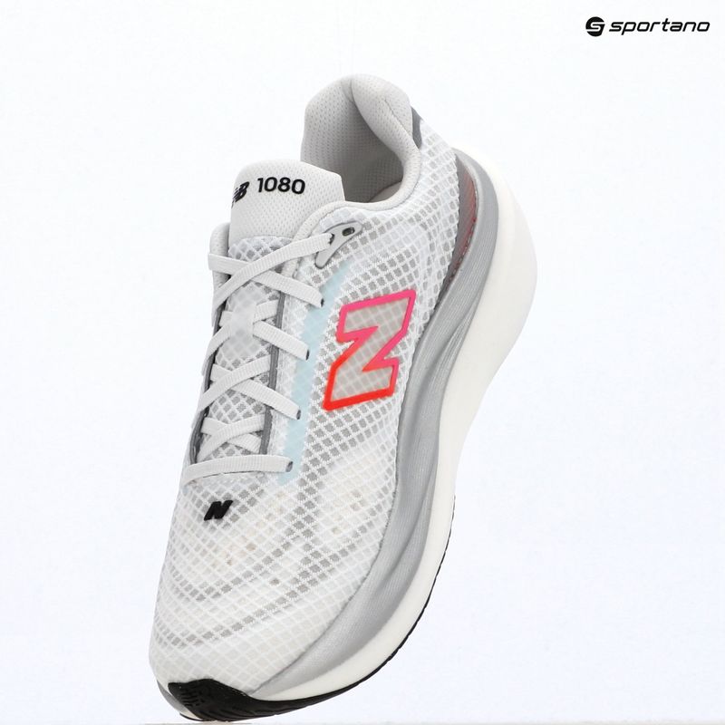 Pánské běžecké boty New Balance 1080's V15 103 white/pink heat/tangerine heat 9