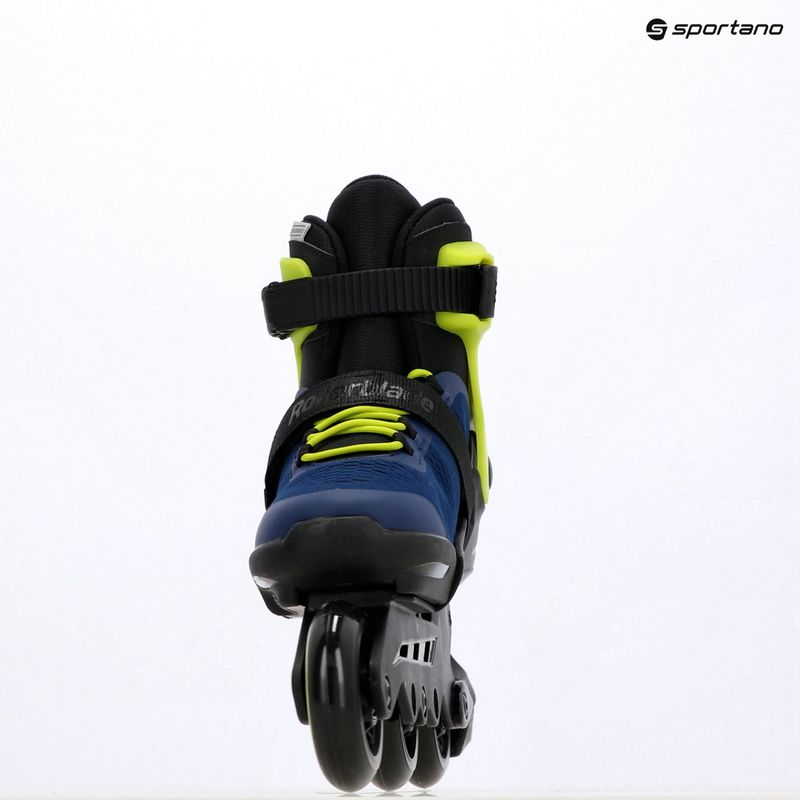 Dětské kolečkové brusle Rollerblade Microblade 3WD Jr blue royal/lime 10