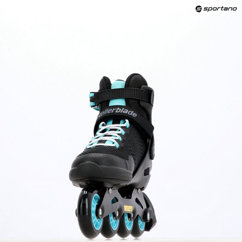 Dámské kolečkové brusle Rollerblade Sirio 80 W black/teal blue 10