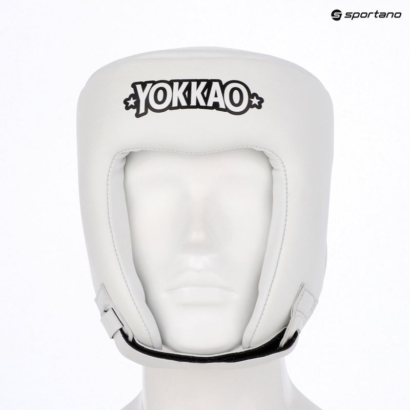 Boxerská helma YOKKAO Competition white 11