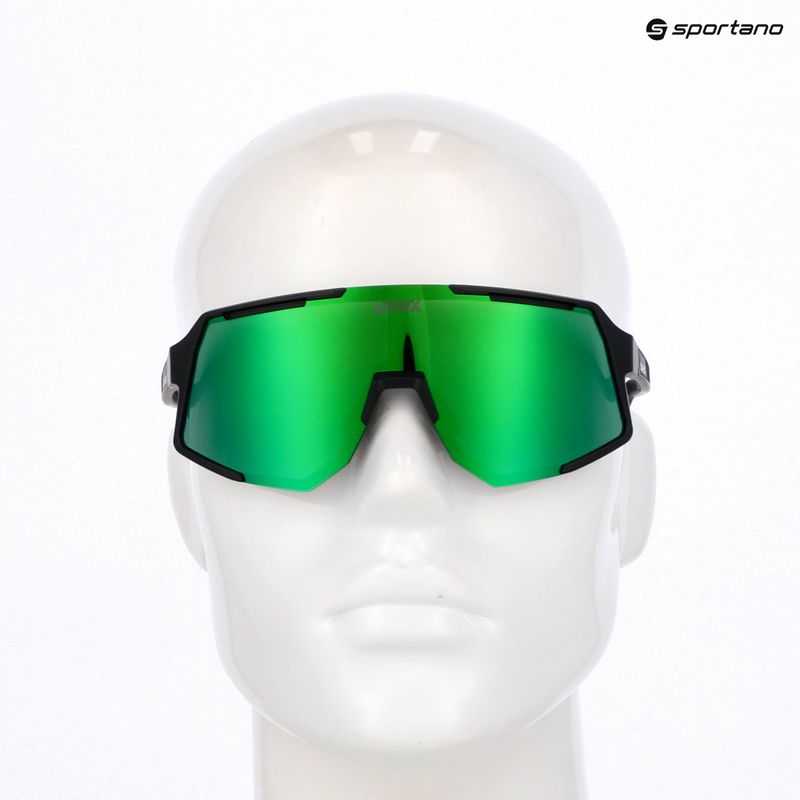 Sluneční brýle UVEX Sequenze black matt/mirror green 7