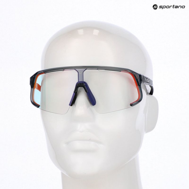 Sluneční brýle Bollé Speedchaser dark grey crystal/phantom clear lava photochromic 3