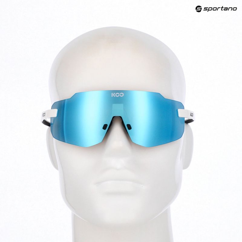 Sluneční brýle Koo Supernova white/turquoise mirror 5
