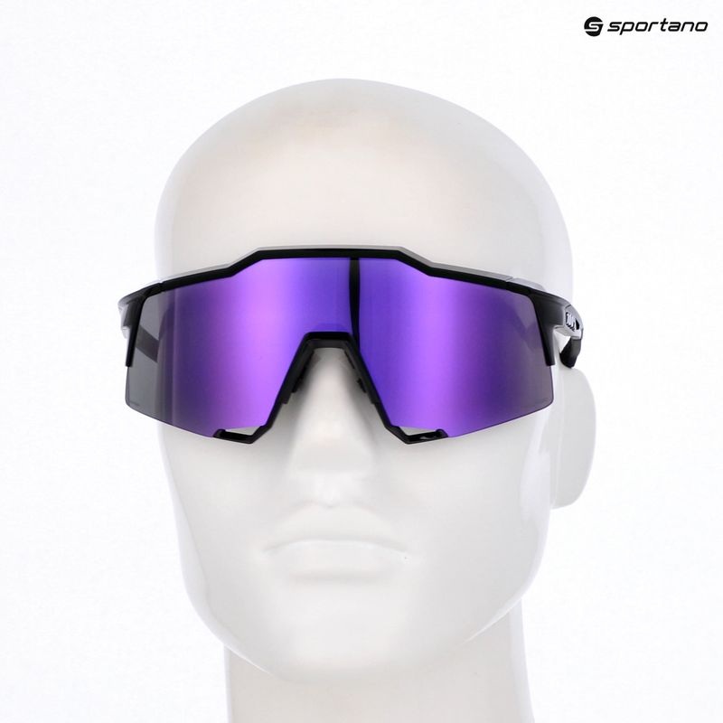 Sluneční brýle 100% Speedcraft polished black/hiper polarized lavender mirror 6