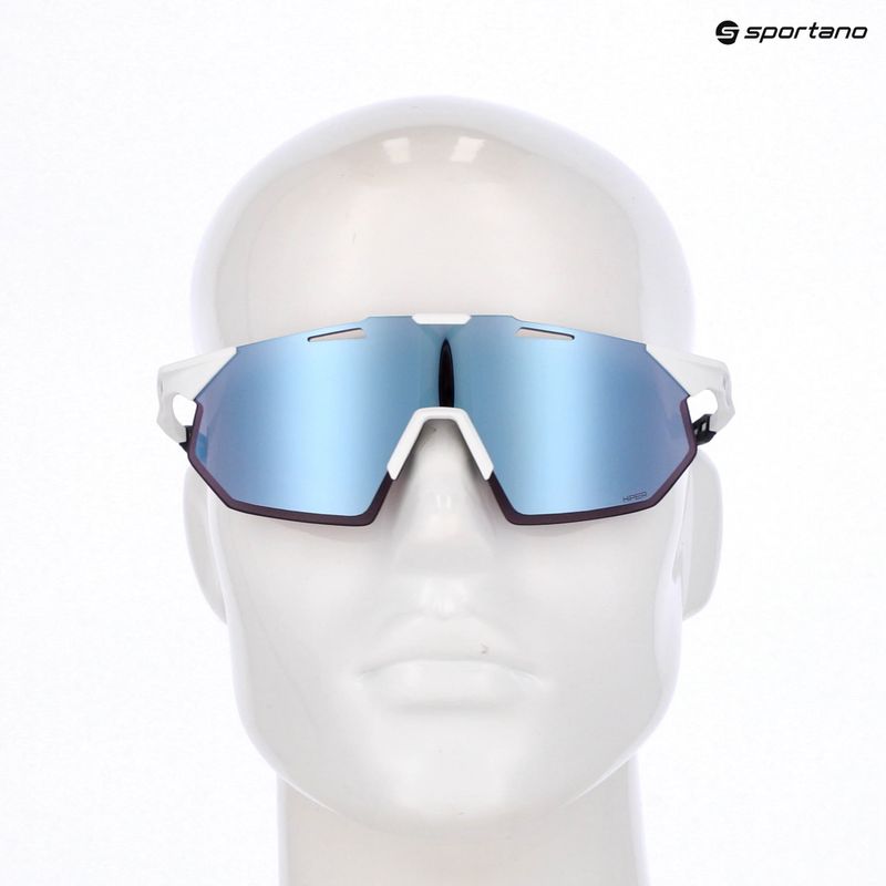Sluneční brýle  100% Hypercraft SQ soft tact white/hiper blue multilayer 5