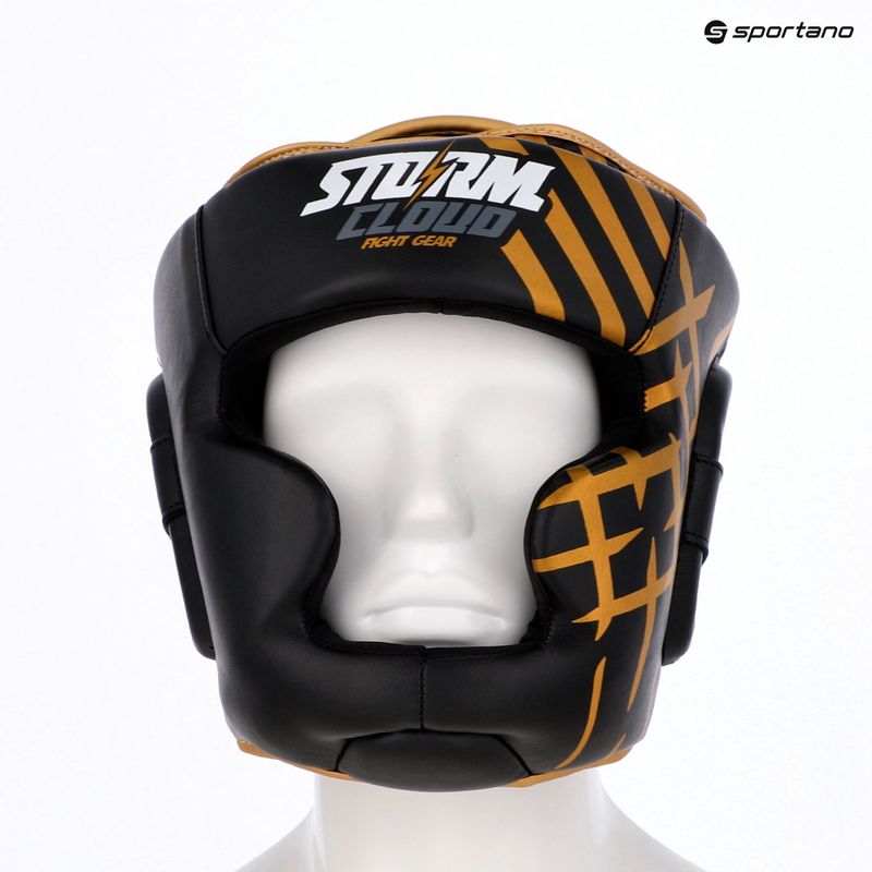 Boxerská přilba StormCloud Lynx black/gold 9