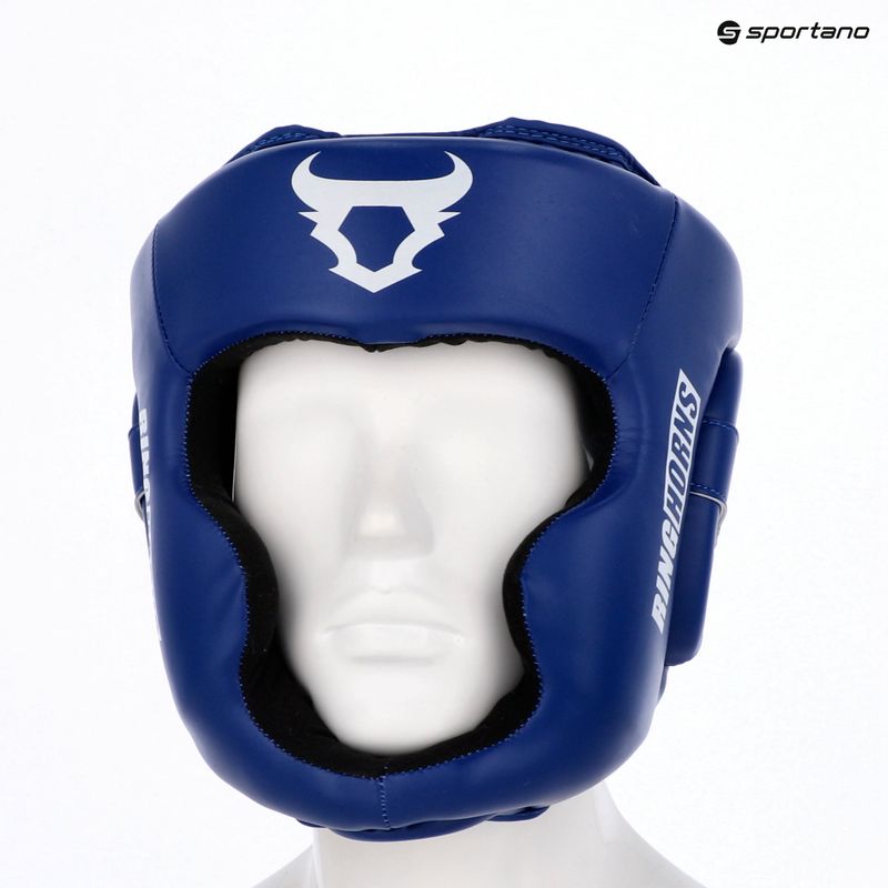 Boxerská helma Venum Ringhorns Charger Headgear navy blue/red 8