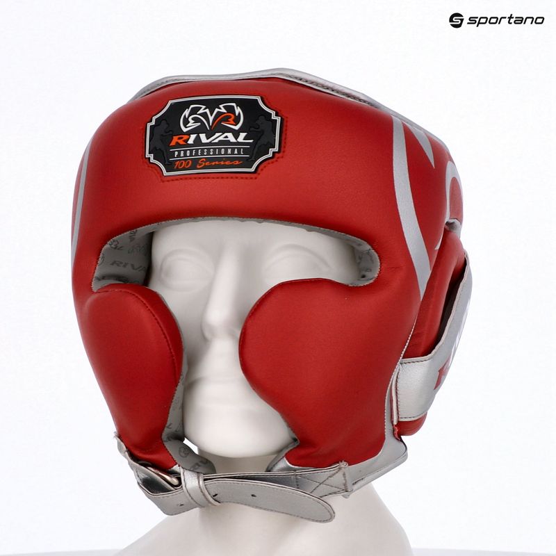 Boxerská přilba Rival RHG100 Professional Headgear red/silver/grey 6