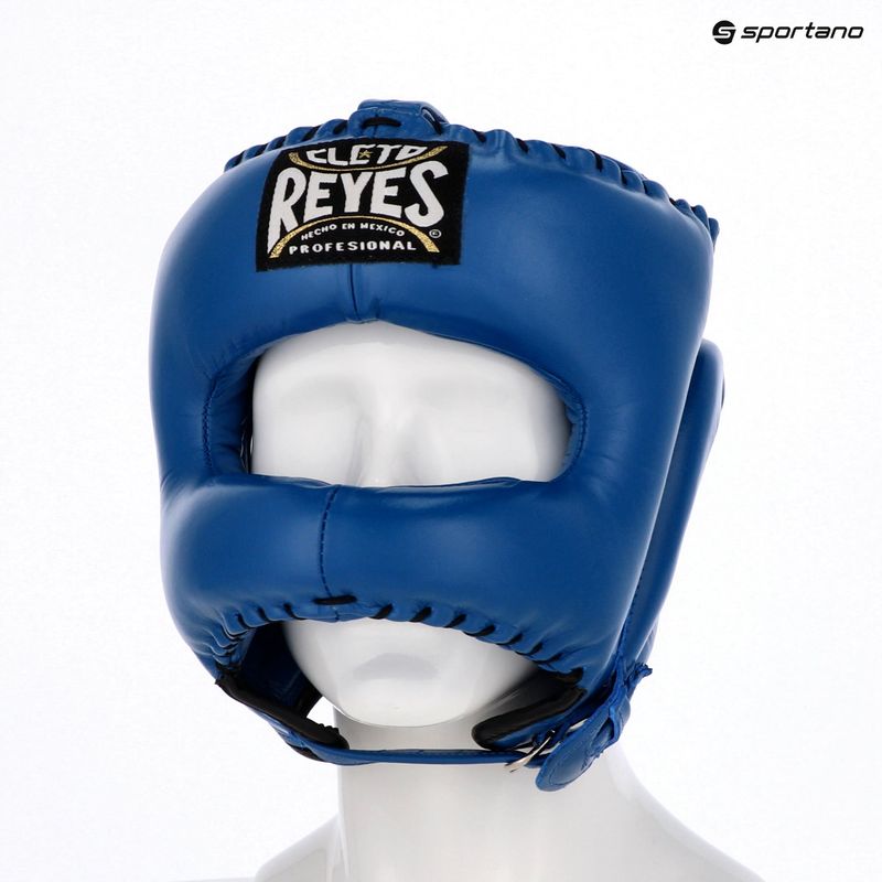 Boxerská helma Cleto Reyes With Pointed Face Nylon Bar blue 3