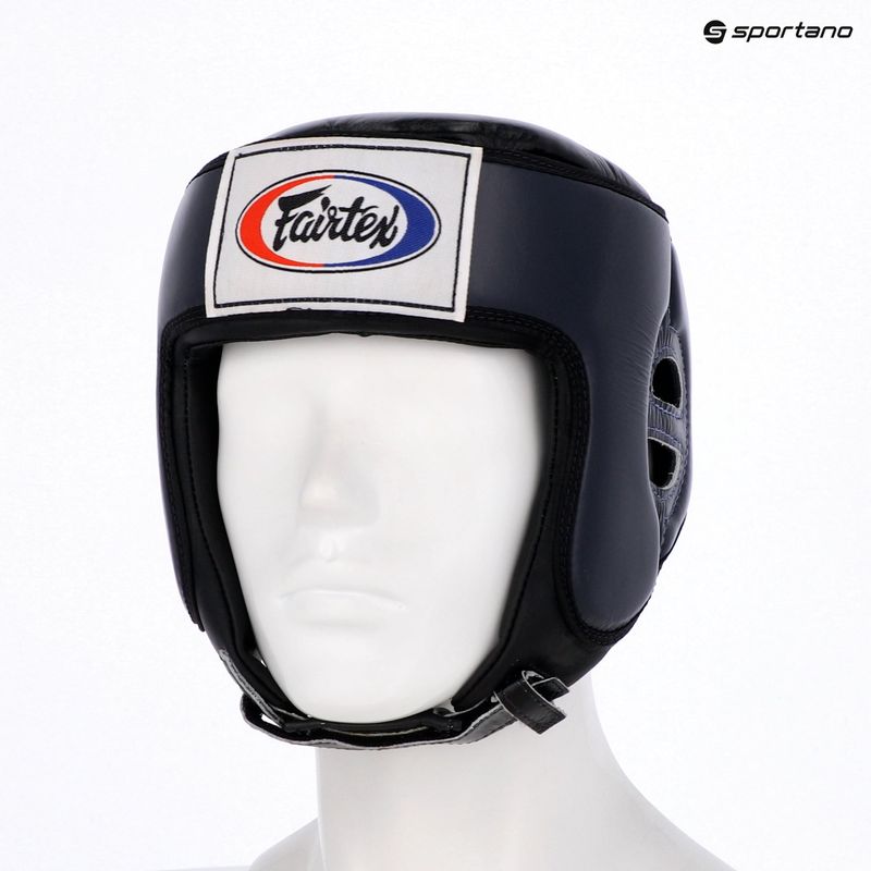 Ochranná helma Fairtex Muay Thai & Kickboxing Competition blue 4