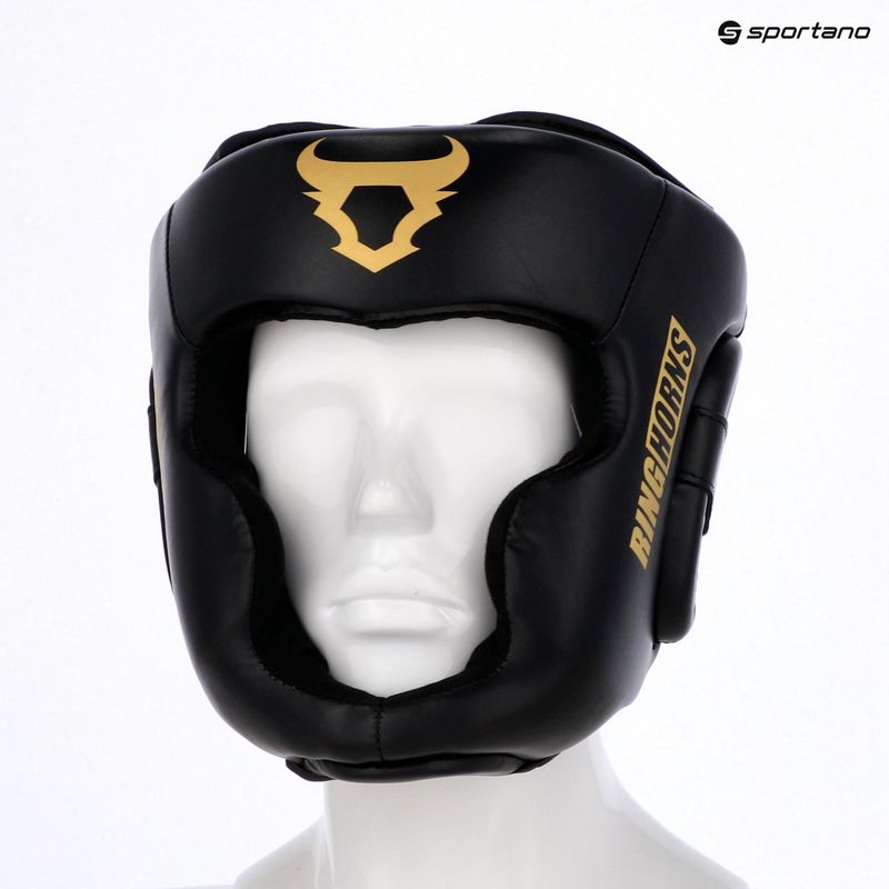 Boxerská helma Venum Ringhorns Charger Headgear black/gold 8