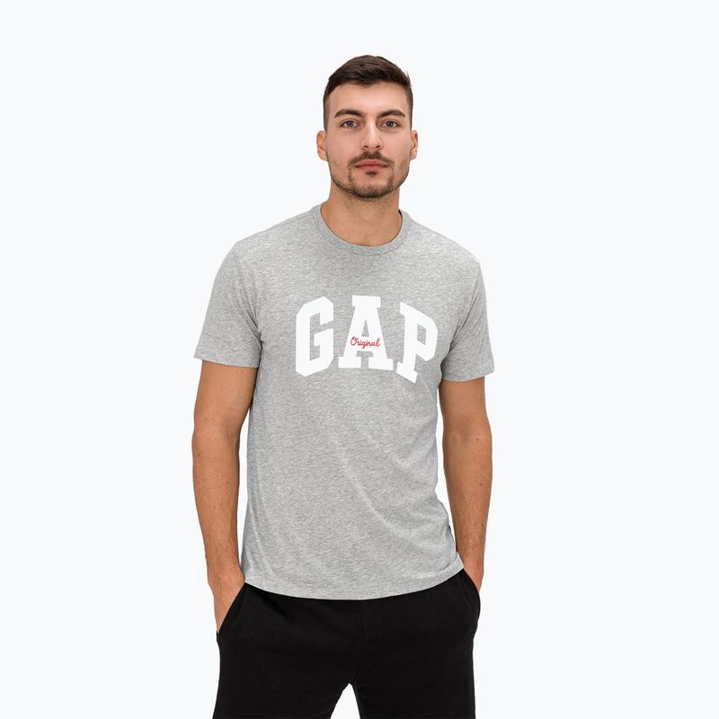 Pánské tričko GAP Logo Original T-shirt grey heather