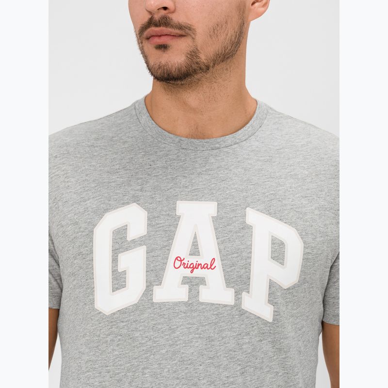 Pánské tričko GAP Logo Original T-shirt grey heather 4