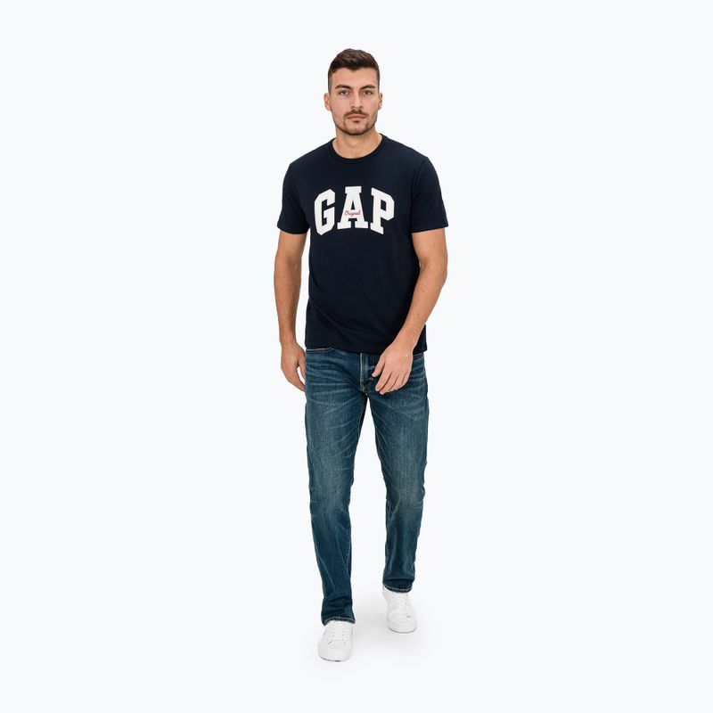 Pánské tričko GAP Logo Original Tee blue navy 2