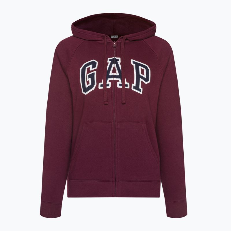 Dámská mikina GAP V-Gap Heritage FZ HD ruby wine 2