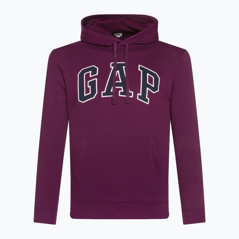 Pánská mikina GAP V-Heritage Logo PO SNL beach plum 2