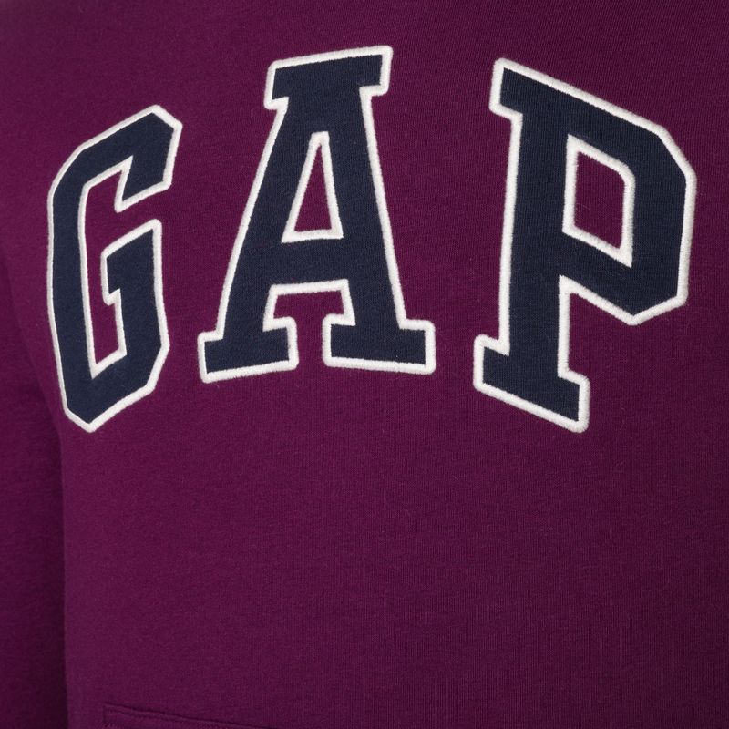 Pánská mikina GAP V-Heritage Logo PO SNL beach plum 4