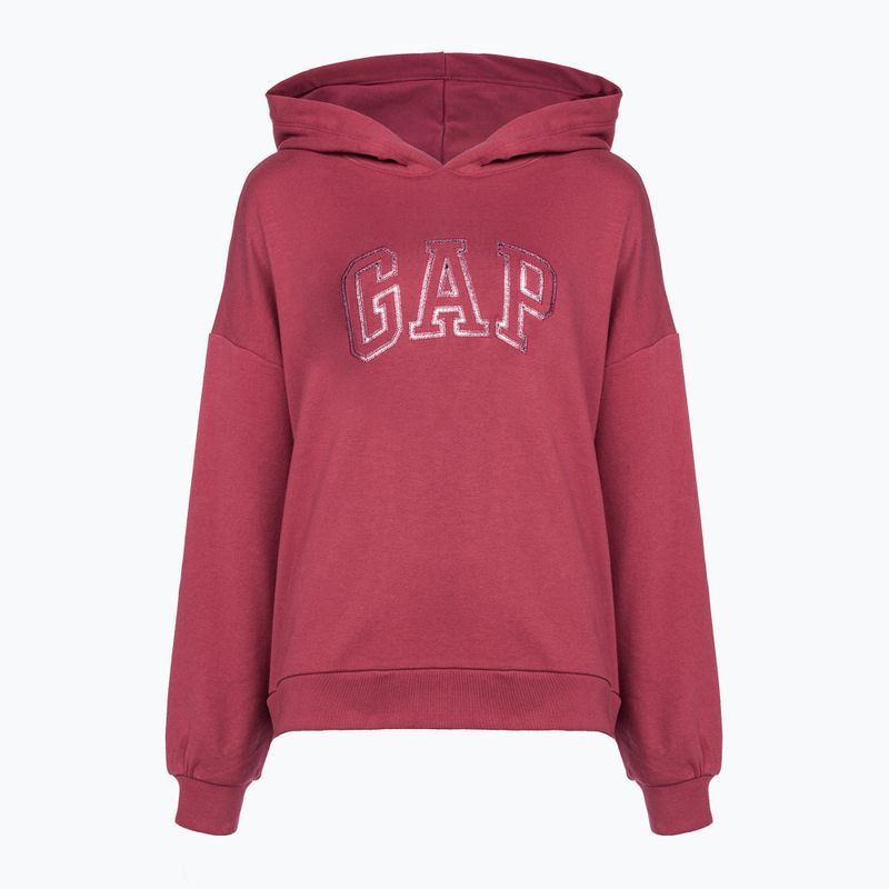 Dámská mikina GAP Frch Exclusive HI LO PO HD dry rose