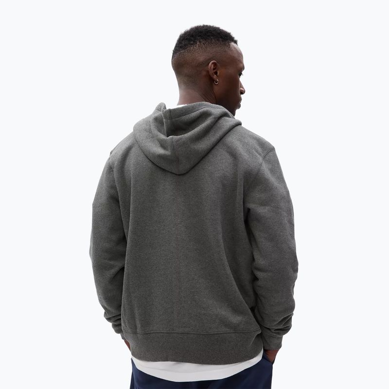 Pánská mikina GAP Fullzip Logo Hoodie heather grey 3