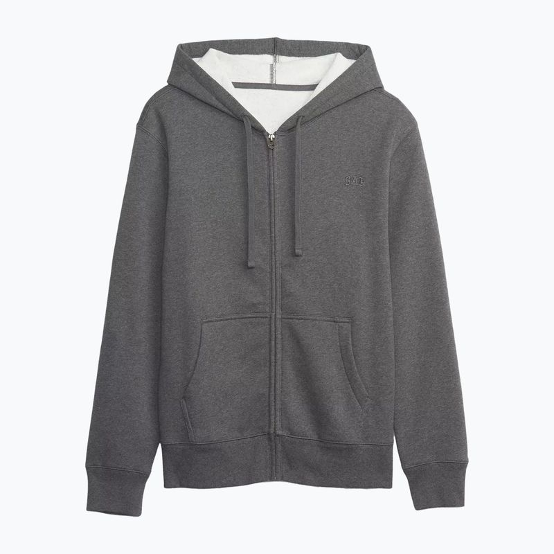 Pánská mikina GAP Fullzip Logo Hoodie heather grey 5