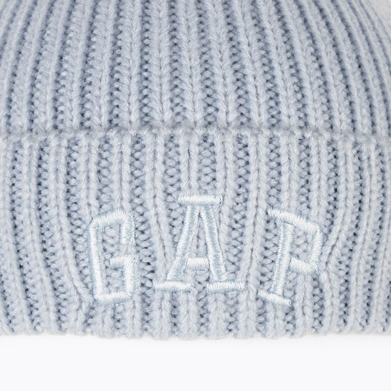 Dámská čepice GAP V-Logo Beanie ice blue 740 6