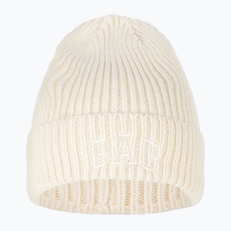 Dámská čepice GAP V-Logo Beanie ivory frost 3