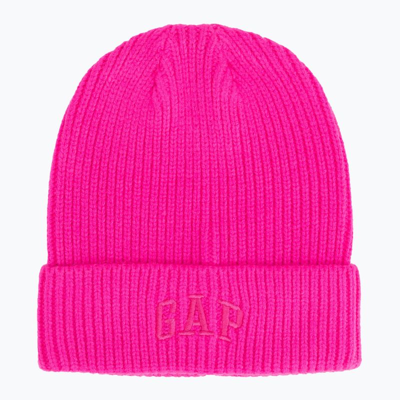 Dámská čepice GAP V-Logo Beanie standout pink 5
