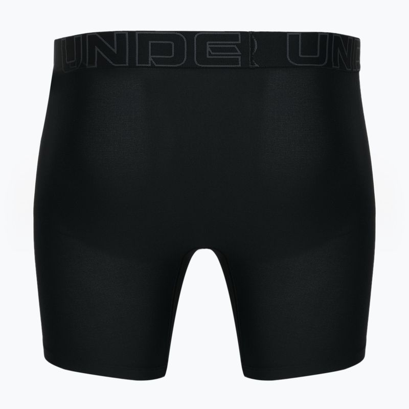 Pánské boxerky  Under Armour Perf Tech 6in 3 páry black 2