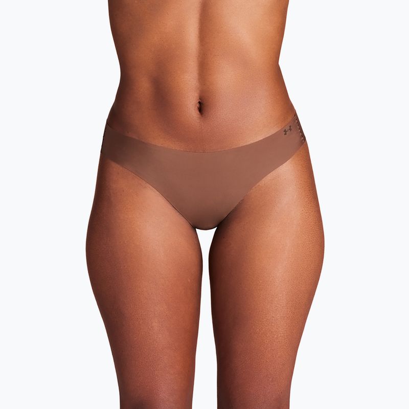 Dámské tanga Under Armour Pure Stretch Ns Thong 3 páry hue 625