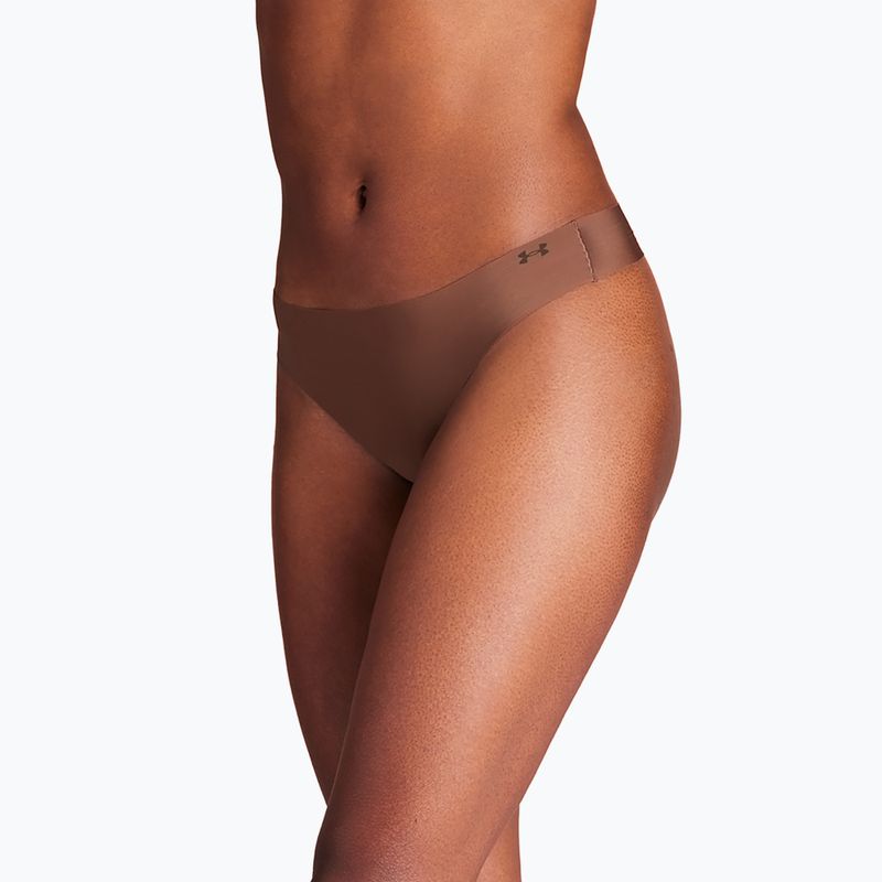 Dámské tanga Under Armour Pure Stretch Ns Thong 3 páry hue 625 2