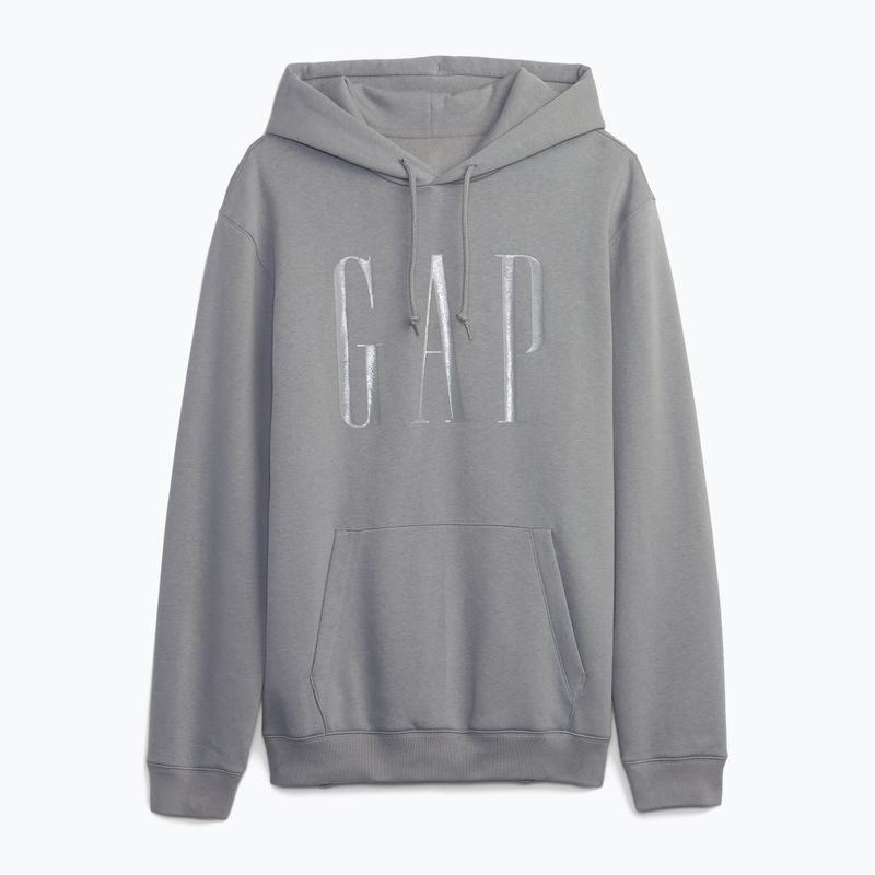 Pánská mikina s kapucí GAP Shine Logo pilot grey 5