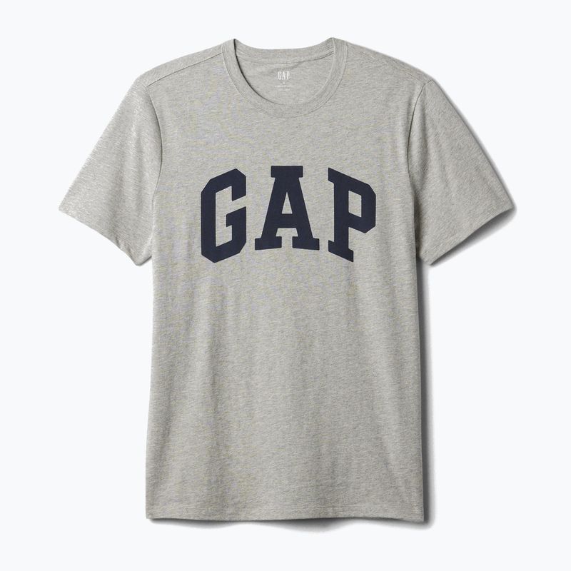 Pánské tričko GAP Soft Basic Logo heather grey 4