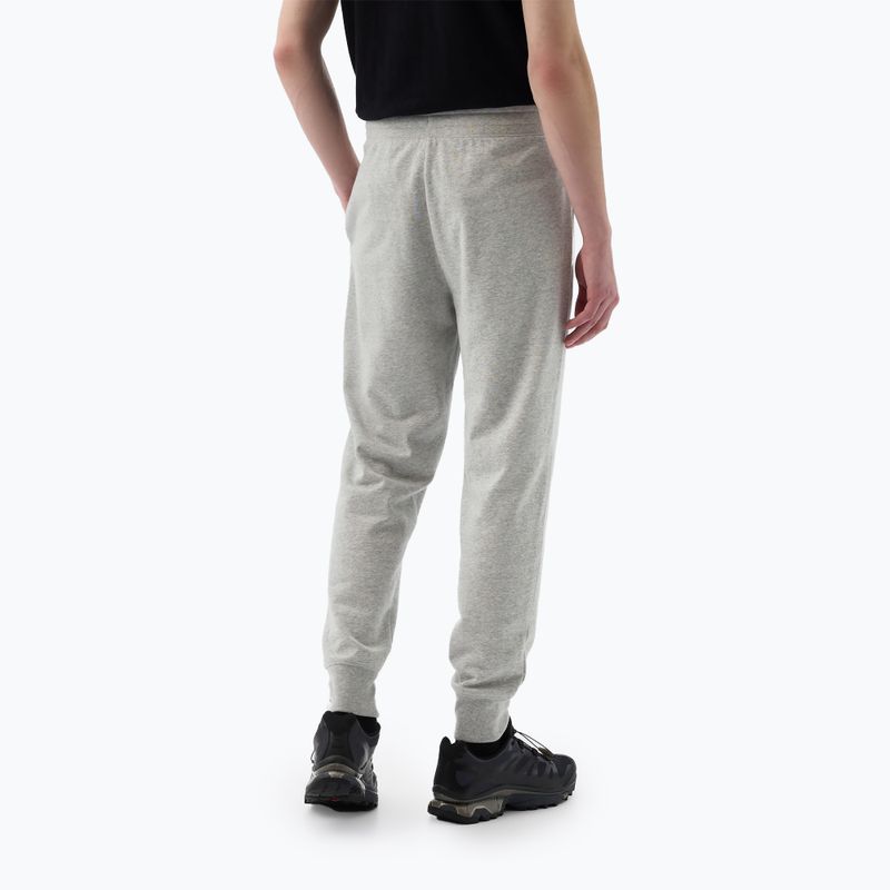 Pánské kalhoty GAP Heritage French Terry Loggo Jogger light heather grey 3