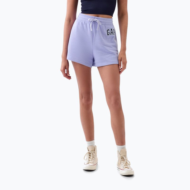 Dámské šortky GAP Heritage French Logo fresh lavender