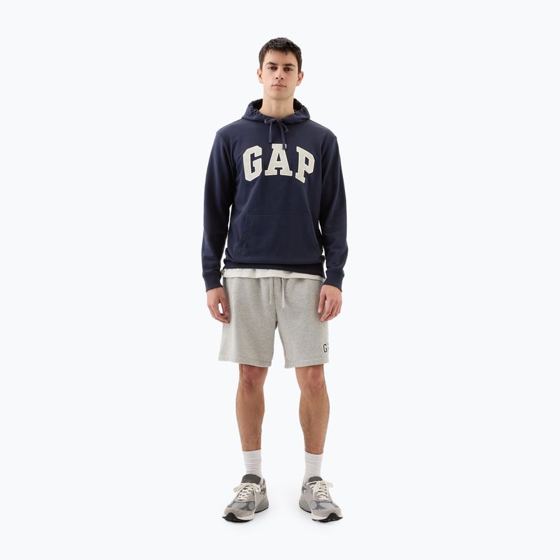 Pánská mikina GAP Heritage French Terry Logo blue navy 2