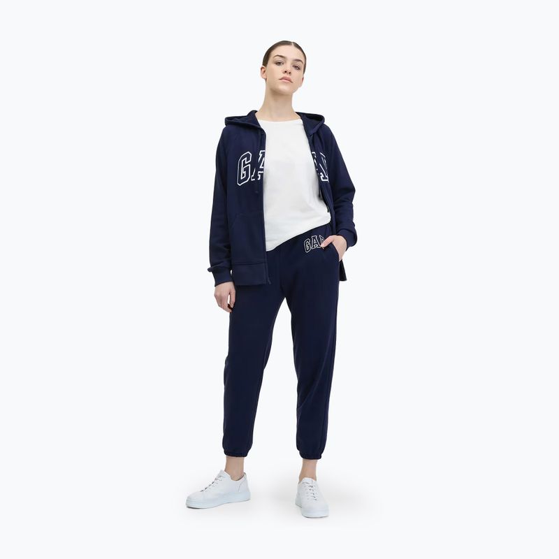 Dámské kalhoty GAP French Logo Jogger navy 2