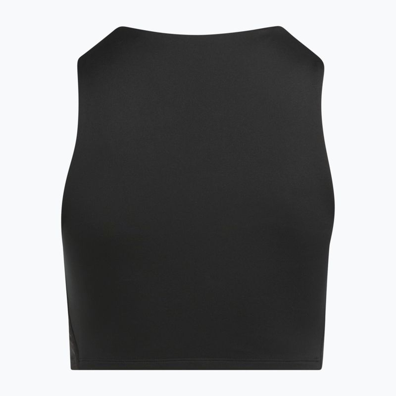 Dámské fitness tílko Reebok Lux Contour Crop In black 7